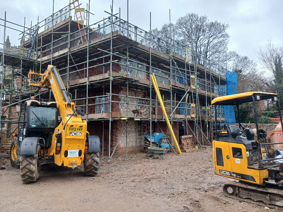 Almshouse development continues at a pace